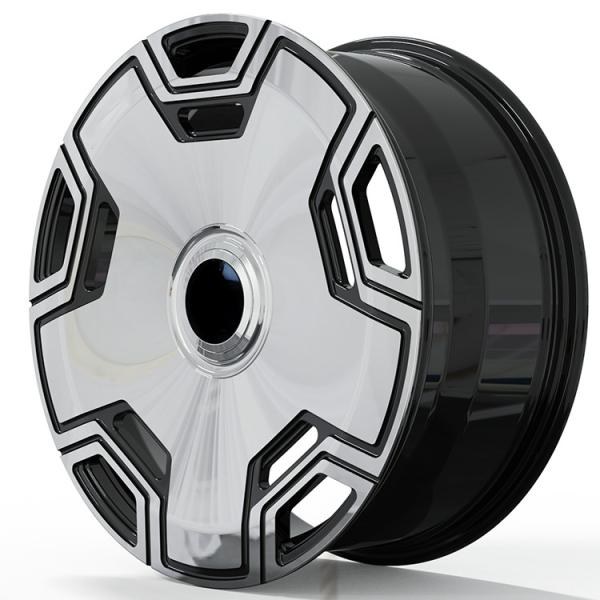 22x9.5 ET45/22x11.5 ET47 Roues forgées à la face noire pour Mercedes-Benz GLS 600 Maybach