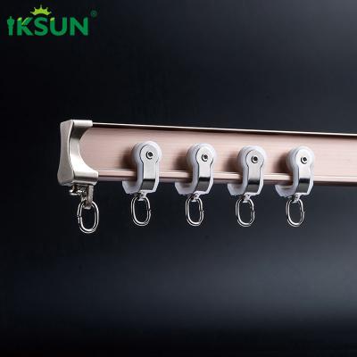 1.2mm Rose Gold Curved Curtain Track Heavy Duty For Wall Corner