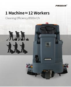 Industrial Rideable Floor Cleaner Warehouse Scrubber Equipment