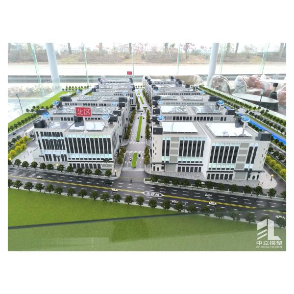Industrial Building Model 1:120 Building Construction Model For Display Prototypes