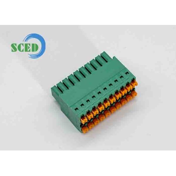 Compact Plug In Terminal Block with 5A Current and φ1.2mm Pcb Hole Diameter