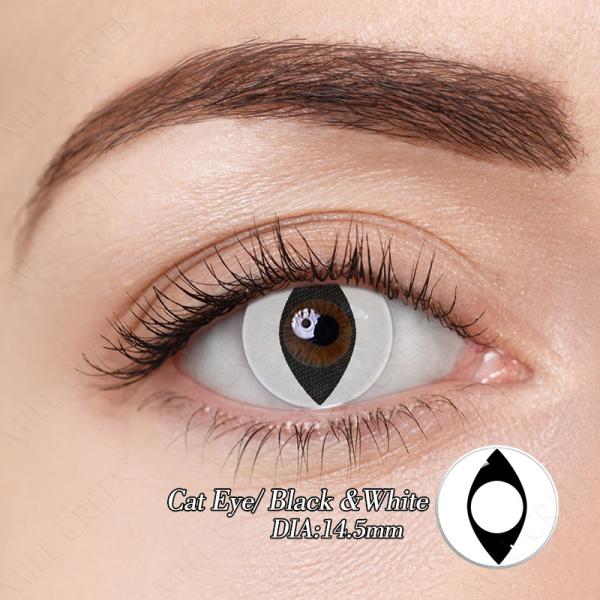 Hydrogel colorido louco macio do silicone das lentes de contato do olho de Dia das Bruxas Cosplay