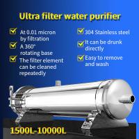 SS304 Ultrafiltration Water Filter For Family Whole House Commercial Hotel