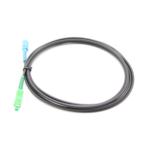 FTTH Outdoor Fiber Optic Patch Cables SC APC-SC UPC 3.5mm G657B3 LSZH Black