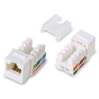 Módulo RJ45 de la red de UTP CAT6 cubierta trapezoidal de 90 del grado de Jack ABS de la PC