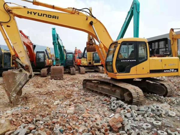 Japan Isuzu Engine 22T R225-7 Used Hyundai Excavator