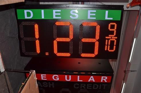 LED Digital Red/Green color Gas Price Sign for Gas Station