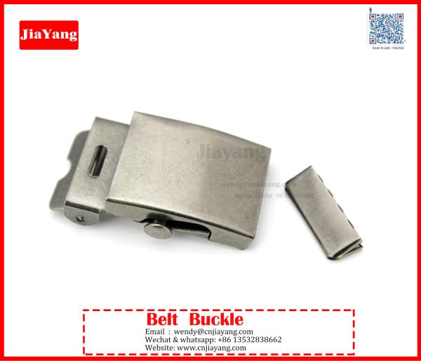 custom prong silver iron metal men belt buckle with embossed logo