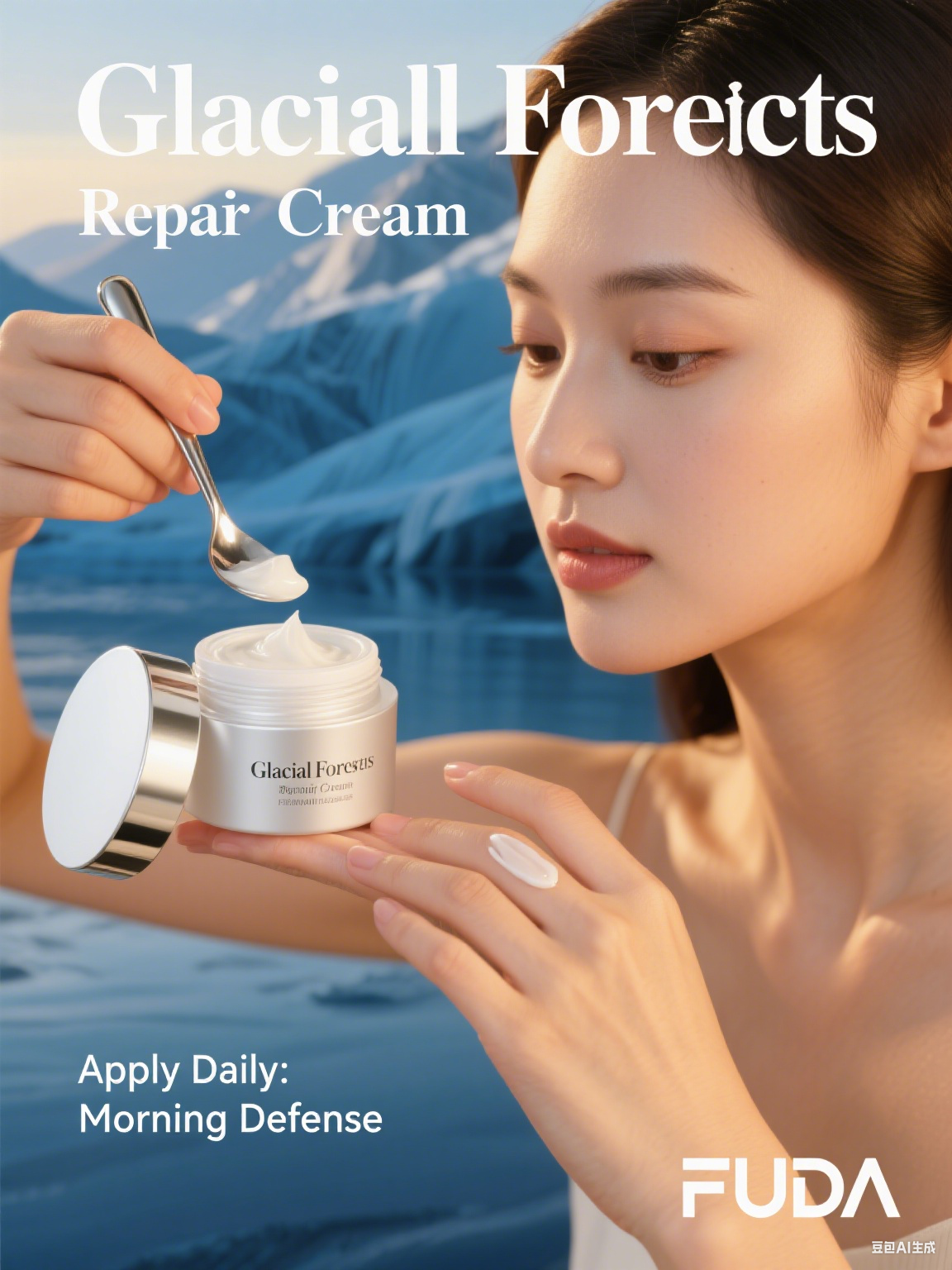 Glacier Strong Day and Night Repair Cream - The Ultimate Water-Locking Windproof Barrier Cream