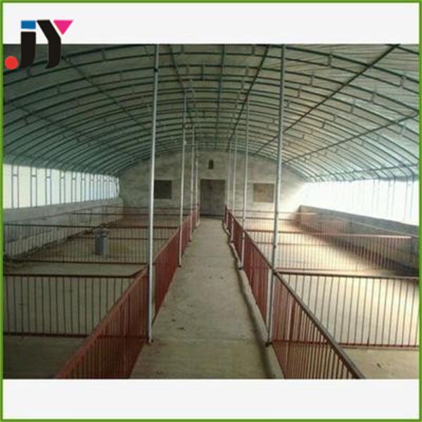 Hot Galvanised Steel Space Frame Cow Shed for Poultry Farm Construction and Management