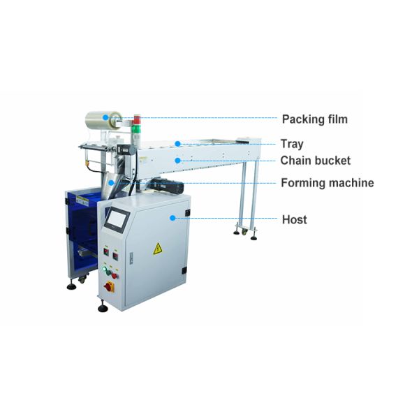 Customizable  Vertical Floss Screw Counting Machine And Packing Machine With One Vibrating Feeder