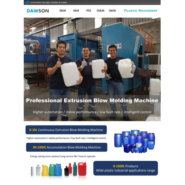 Прессформа дуновения штранг-прессования небольшой машины выдувания бутылки Хдпе автоматическая 20 литров