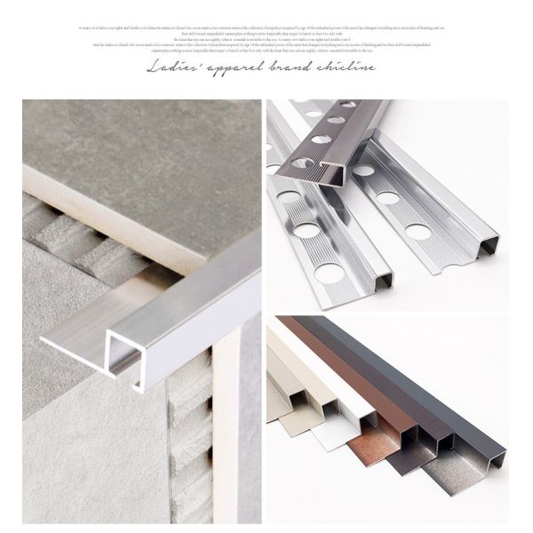 Edging Border Aluminium Square Edge Trim Living Room Ceiling Decoration
