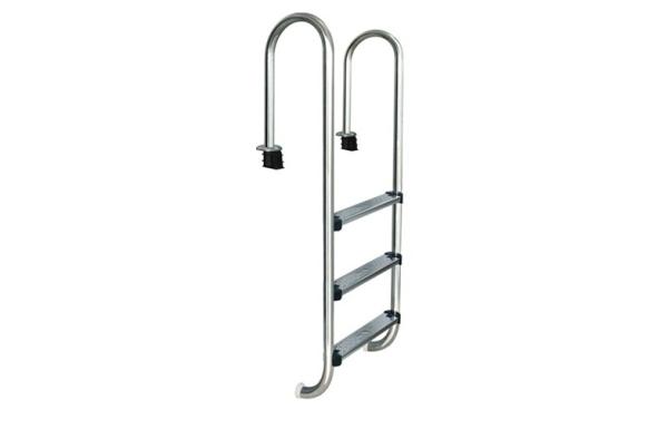 Stainless Steel Swimming Pool Ladders , Outdoor In-ground Pool Ladders