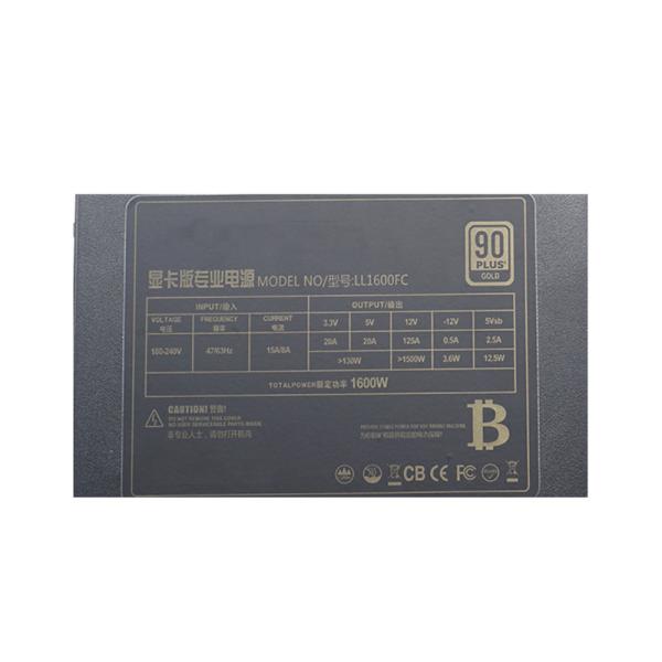 High Power Machine Server Power Supply 1600W  Support 8 GPU Machine low power consumption industrial  Energy Consumption