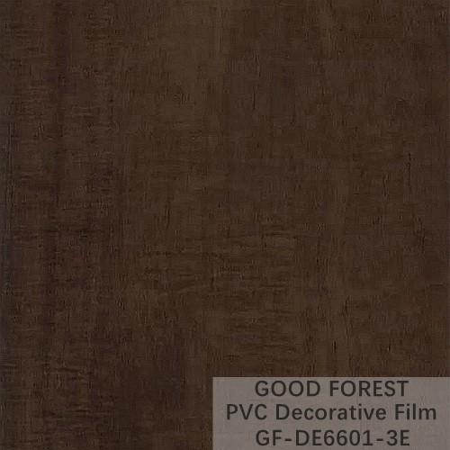 Wooden Grain Dark Wood Film Decorative 0.25mm - 0.60mm Thickness