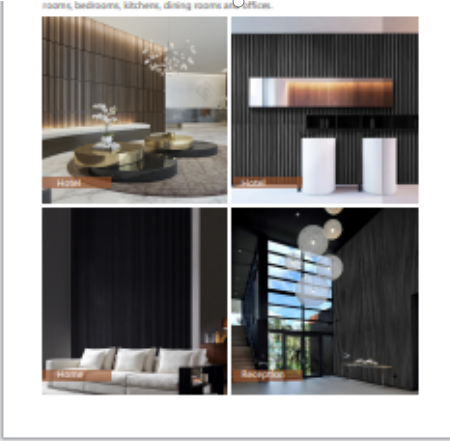 Фанера Окончание Деревянные сланцевые акустические стеновые панели, Деревянные акустические потолочные плитки 600x2400 мм