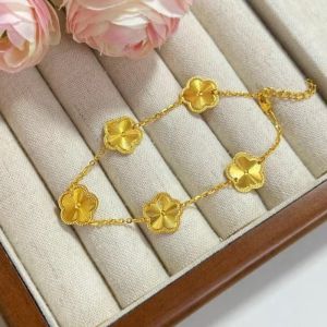 18k gold  AU750 bracelet womens Gold Gemstone Bead Bracelet Trendy Natural Stone Jewelry Recommended for Corporate Gifts and Custom Orders