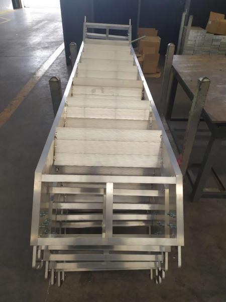 Light Weight Construction Scaffolding Aluminum Ladder For Ringlock System
