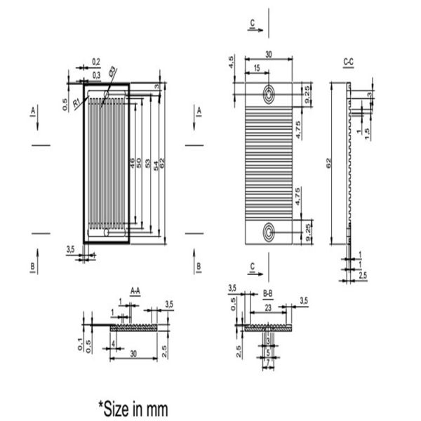 325mesh Graphite Bipolar Plate for Hydrogen Fuel Cell Industrial Grade and Sample
