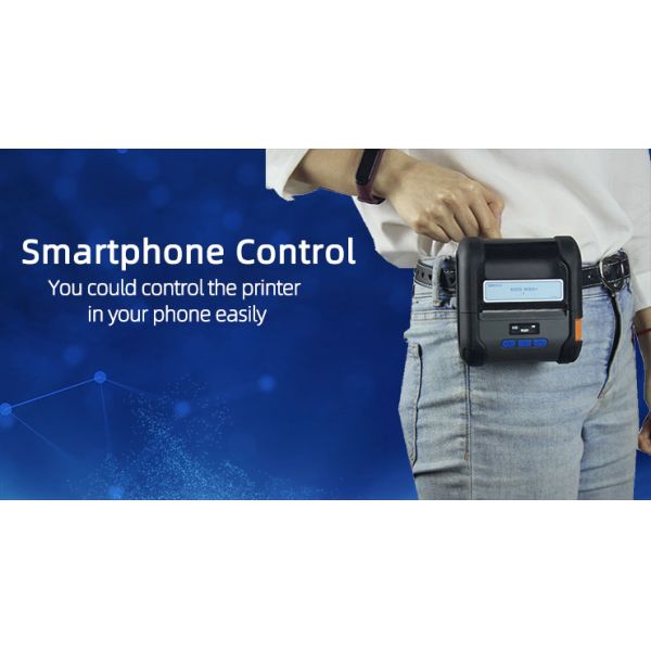 Принтер с 0,96 дюймовым OLED-дисплеем и регулируемым бумажным модулем