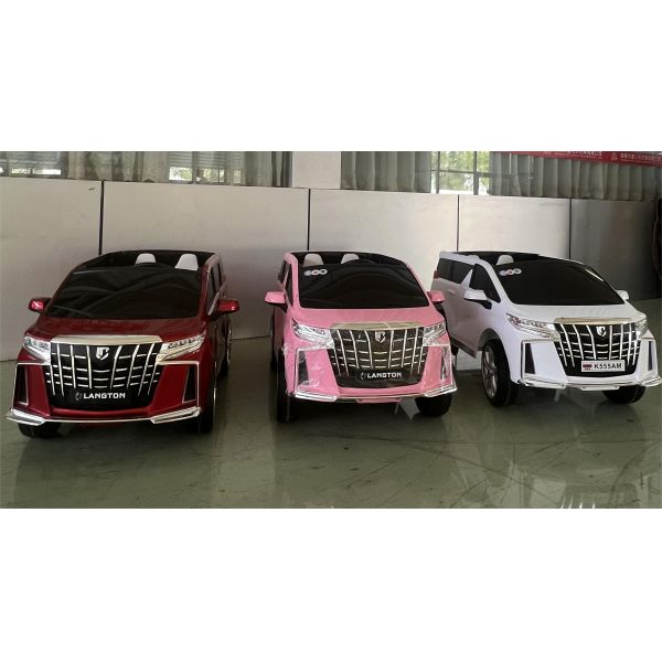 Niños de 3 a 8 años montan un auto eléctrico de batería con control remoto