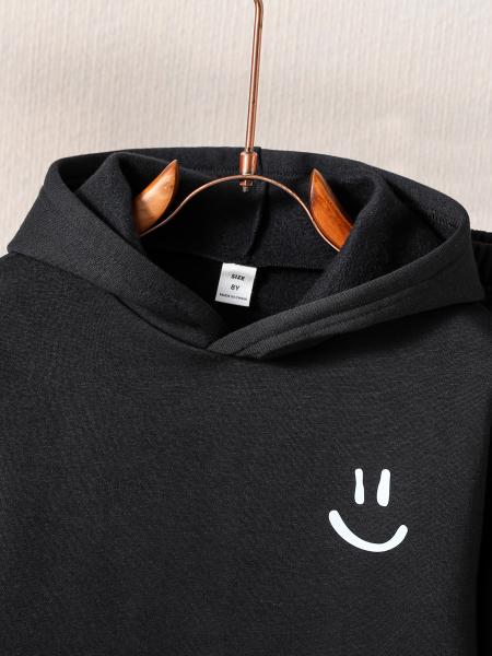 Daily Wear Hooded Children Clothing Set 400gsm With Machine Washable