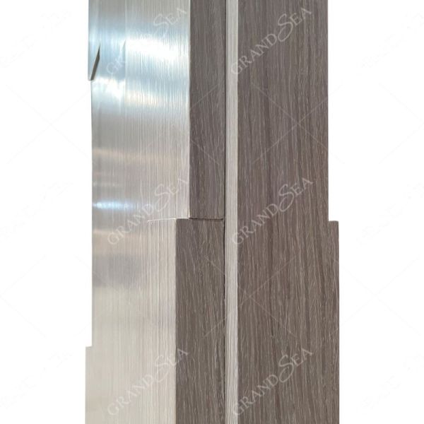 Wooded Door American Senior Entrance Door Superior a Class Lock System Aluminium Door