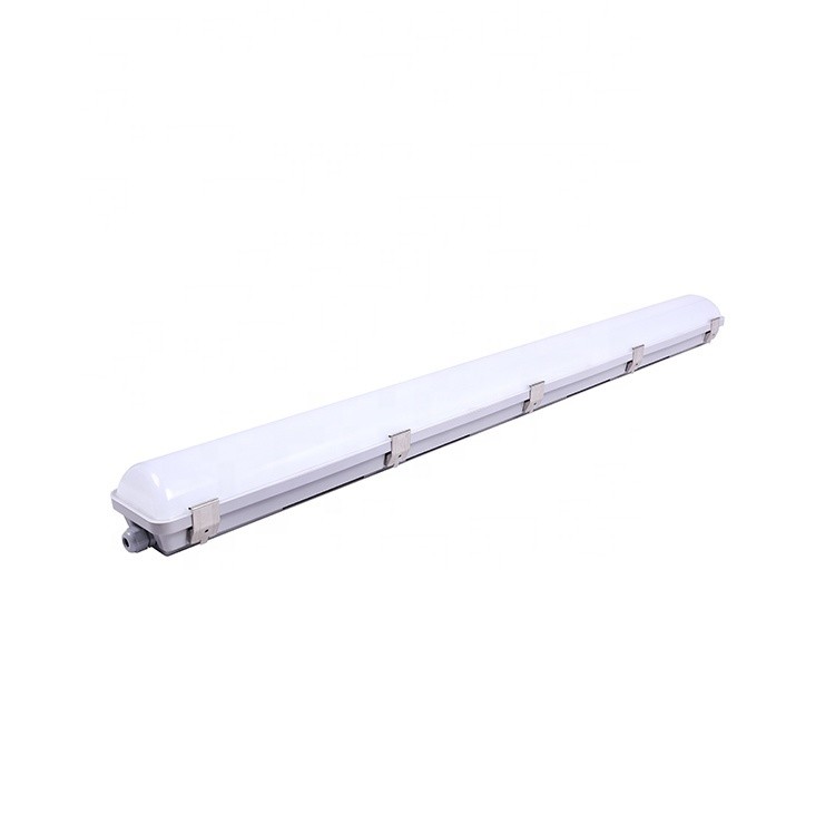 Waterproof LED Vapor Tight Garage Light Fixture Tri-proof Industrial Lamp 140lm/w Luminous Efficiency