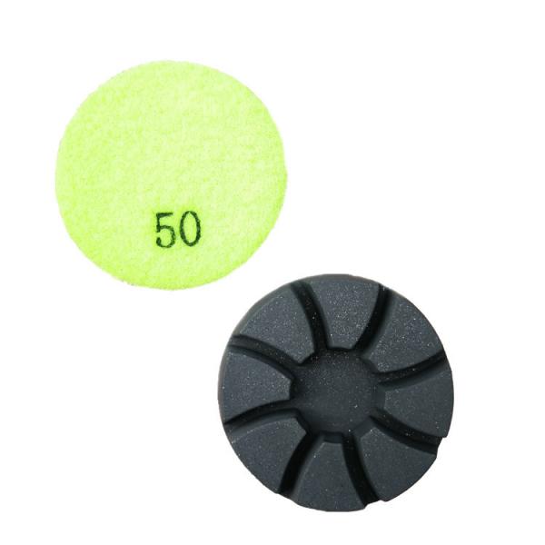 Ceramic Bond Concrete Floor Polishing Tools 3 Inch 76mm Diameter