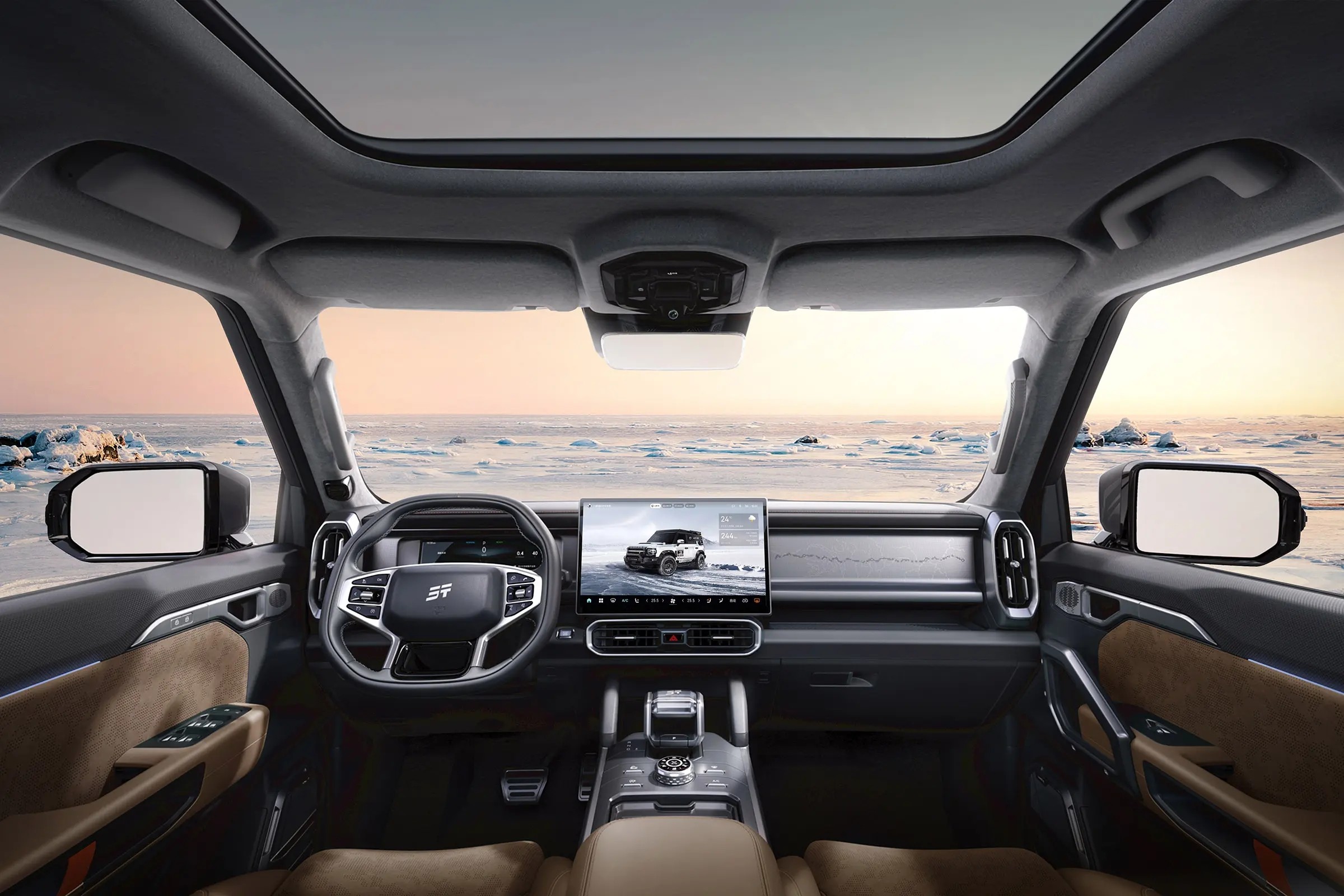 5-местный бензиновый Chery Car 5-скоростная ручная трансмиссия 6.5L / 100 км топливная эффективность