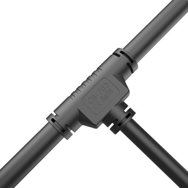 T Tee 2 Core 3 Core 4 Core Waterproof Underground Cable Connector Male Female Extension