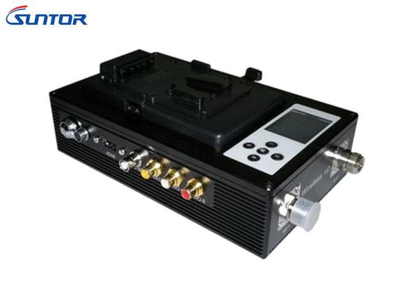 LCD  Man - Pack Cofdm Video Transmitter System , Can Through Wall