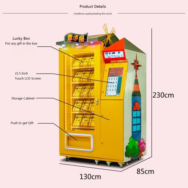 Presentes/máquina de venda automática do serviço auto das bebidas para casa afortunada interna/exterior