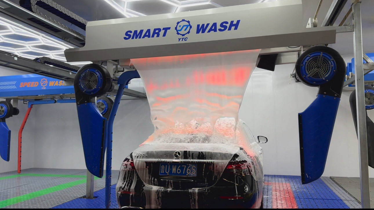 18.5kw Touch Free Car Wash Equipment Fast Wash 4 Minutes Auto Car Wash Machine