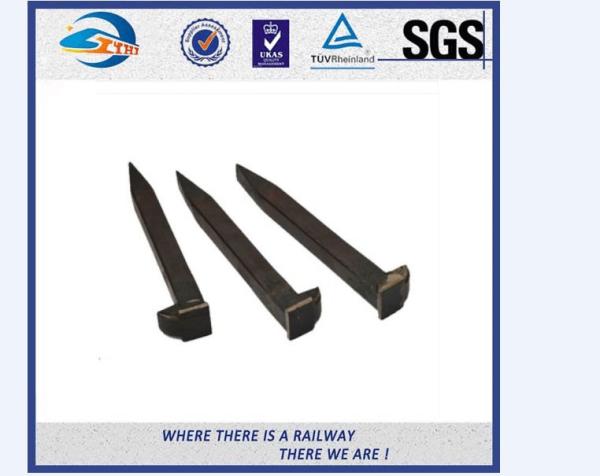 OEM Galvanized Railway Track Spike / Railroad Track Spikes 3/8X3/8X