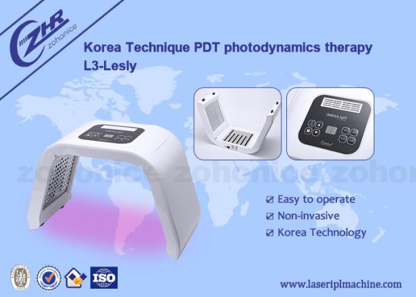 Equipamento de uso doméstico profissional Pdt 7 cores para tratamento de acne facial