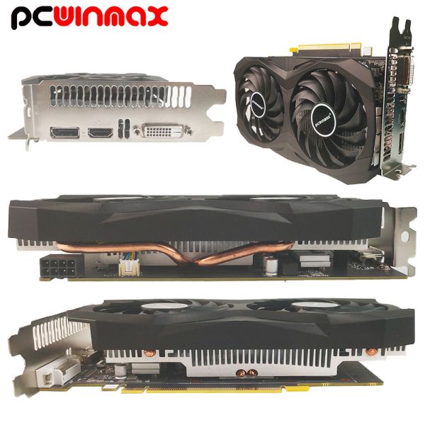 Видеокарта 6GB PCWINMAX GeForce GTX 1660 супер, 1408 ядров GDDR6 DisplayPort/HD/DVI CUDA выводит наружу GPU