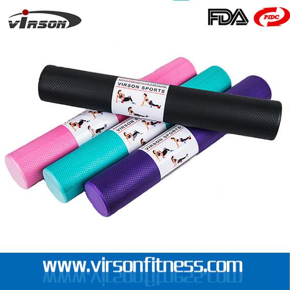 Ningbo Virson  solid EVA foam roller with mix color.Gym roller.fitness