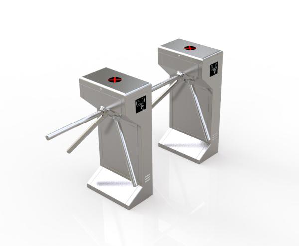 304 Stainless Steel Access Control Turnstile Bridge Tripod RFID Gate Access