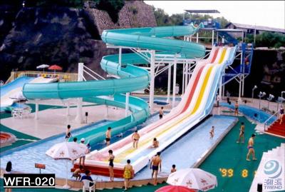 Corrediças de água adultas do parque temático enorme da aprovação do GV nos parques da água, azuis