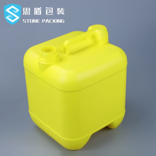1.5KG Square 10l Plastic Drum With Handle 360*300*410mm