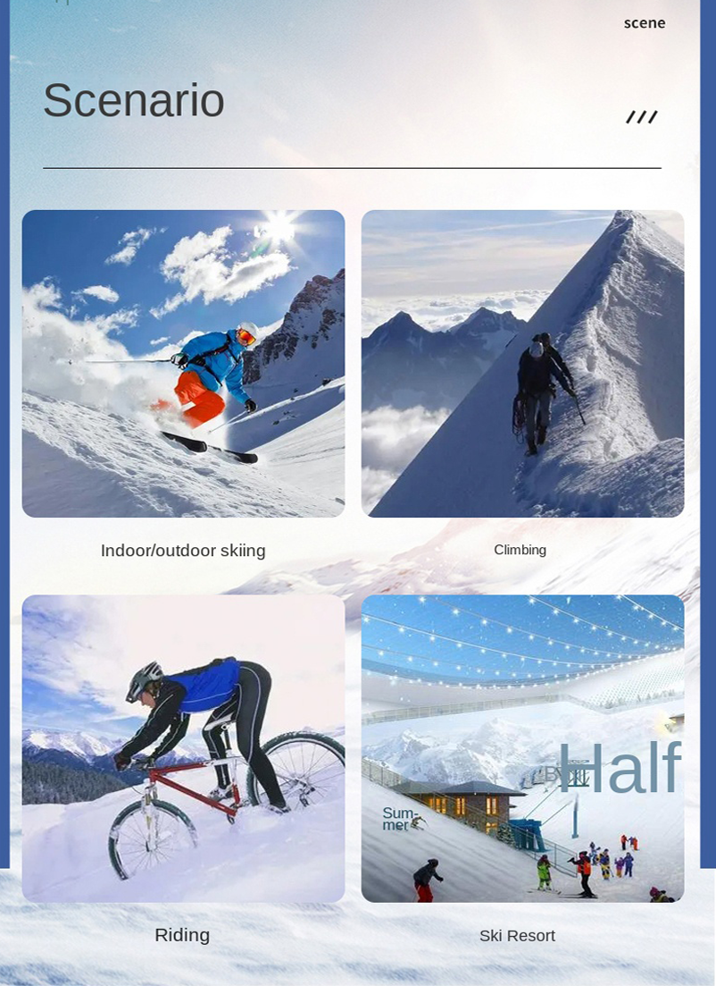 Masque de ski à lentille magnétique personnalisable, anti-choc, photochromique