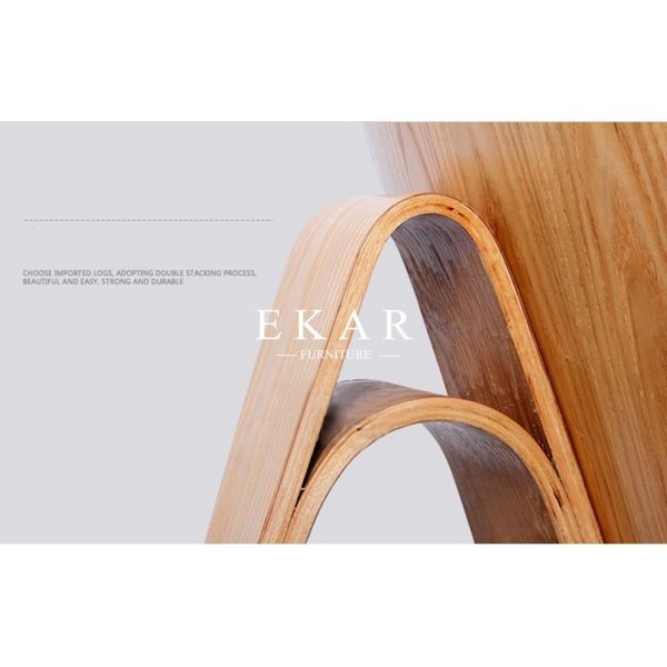 Italy Latest Design Solid Wood Home Coffee Shop Lounge Leisure Chair