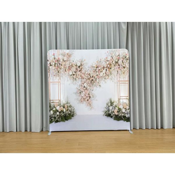 7x7 Pillowcase Photo Booth Backdrops Rustic Wedding Flower Curtain Backdrop