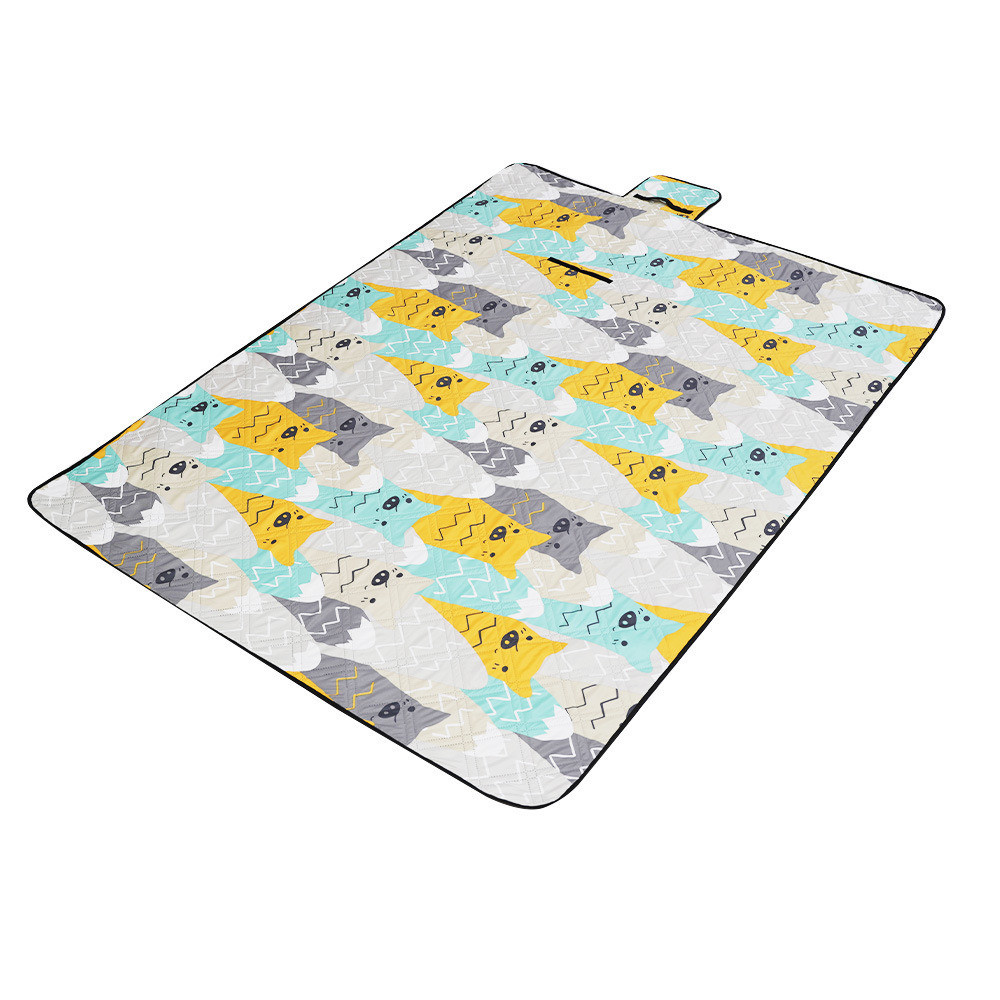 Outdoor Waterproof Picnic Blanket Beach Mat Portable Camping Mattress Samples US 4/Piece