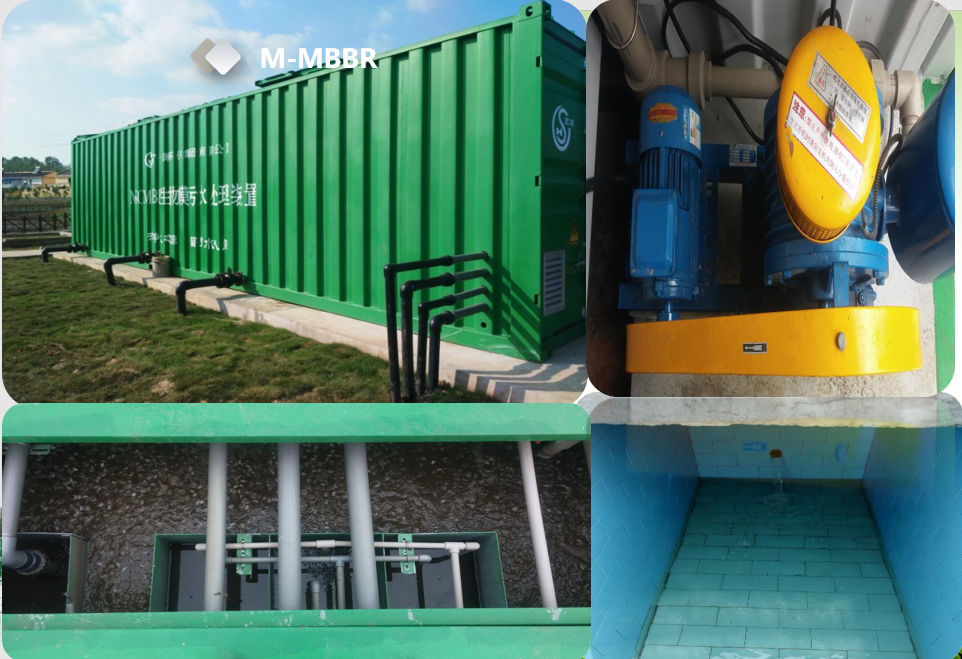 Slaughterhouse Integrated Waste Water Treatment Machine 1.38kW 7.3×2.7×2.9m