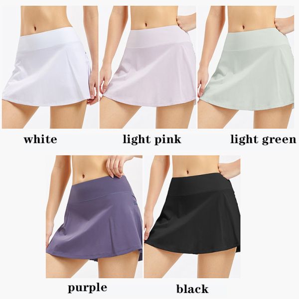 Пурпурный теннис женщин обходит широкий эластичный стиль двойного слоя Waistband