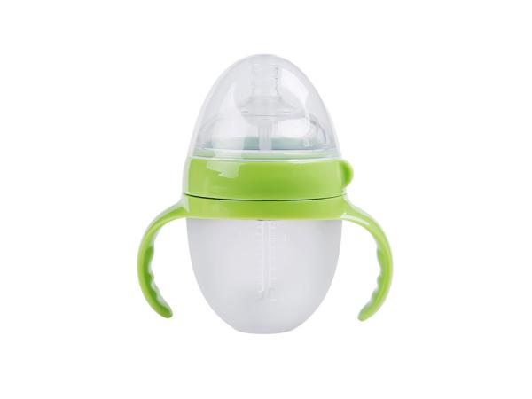 100 % Food Grade Silicone Baby Milk Bottle Lightweight For Little Kids