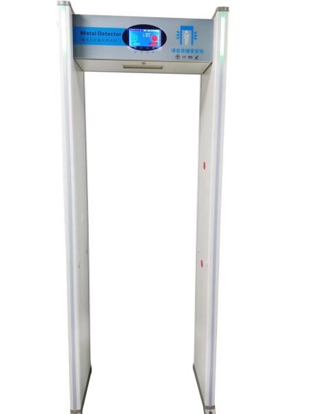 6-Zones Marcher à travers le détecteur de métaux Porte de sécurité Détection d'armes métalliques Pour le scanner de sécurité de la station